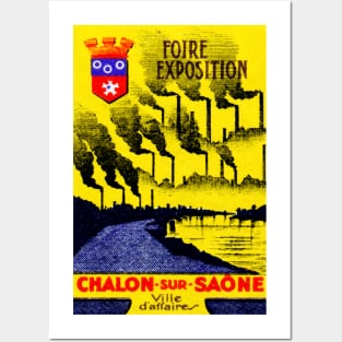 1920 Chalon-sur-Saone France Exposition Posters and Art
